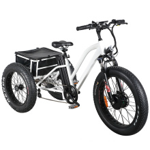 24 Inch Adult Shiamno 7 Speed Fat Tyre Tricycle Three Wheel Electric Bike